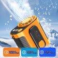 Zilkee Powerfan - 10000mAh Waist Clip Fan Wearable Fan Portable Personal Body Fan Powerful Cooling and Heatstroke Prevention Fan