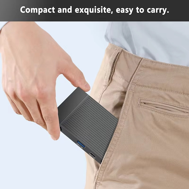 Zilkee Dual Bay M.2 NVME SSD Enclosure with USB3.2 Type C