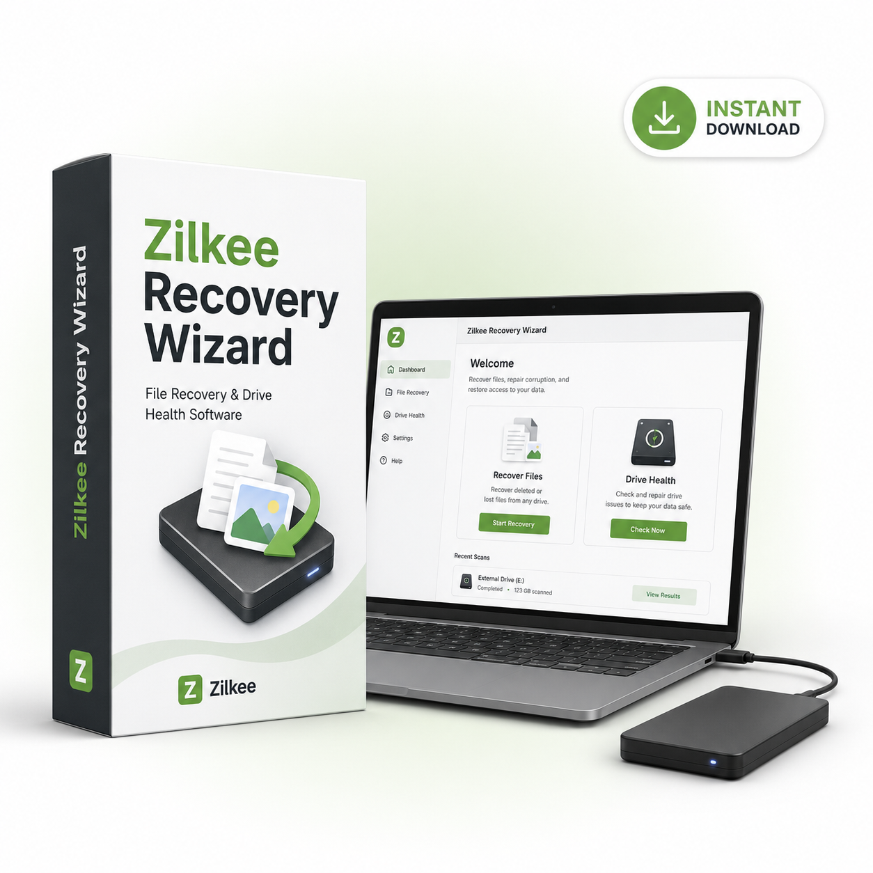 Zilkee Recovery Wizard software