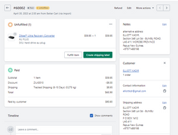 EXTRA SHIPPING FEE FOR MR. ELLIOTT KADIR