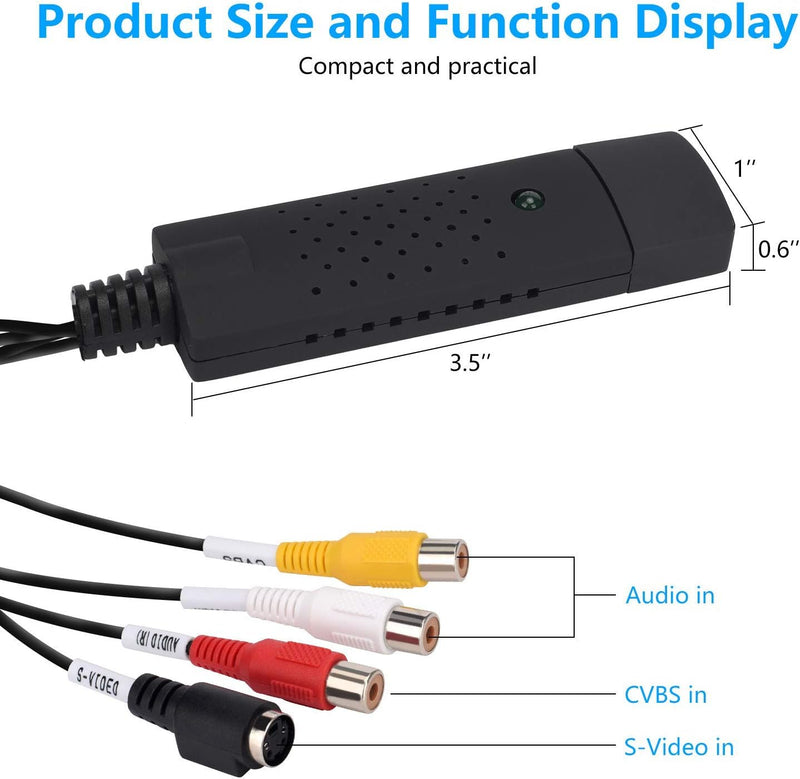 VHS, VHR And DVD To Digital Converter