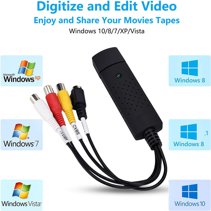 VHS, VHR And DVD To Digital Converter