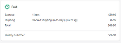 EXTRA SHIPPING FEE Mr./Ms Naden Velvindron Naden Velvindron