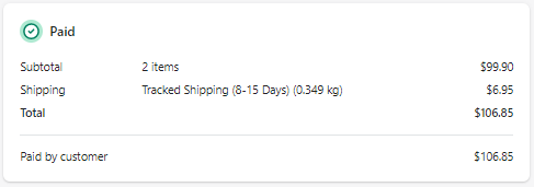 EXTRA SHIPPING FEE Ganesh Ramalingum