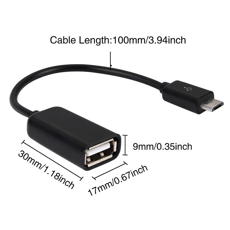 Cable adaptador Zilkee™ Micro USB a USB 3.0 OTG 