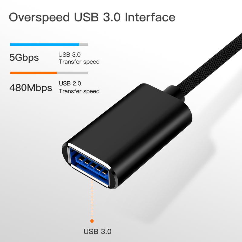 Zilkee™ OTG tipo C a USB 3.0 